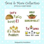 (image for) Tacos & More Mini Cross Stitch Pattern